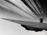 Asisbiz Boeing B 17 Fortresses leaving contrails as they head out on a mission FRE14446