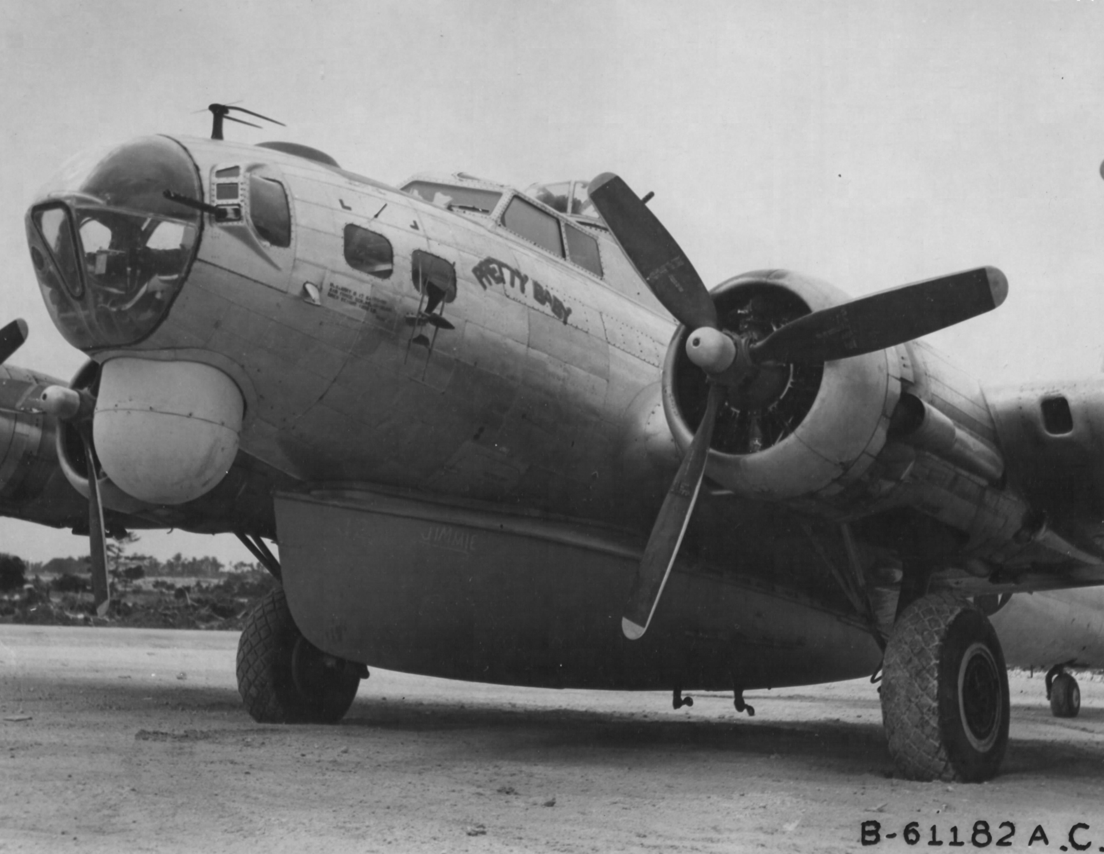 43-39266 B-17G Fortress SB-17G 5AF 5RG6ERS Pretty Baby Okinawa 29th July 1945 01