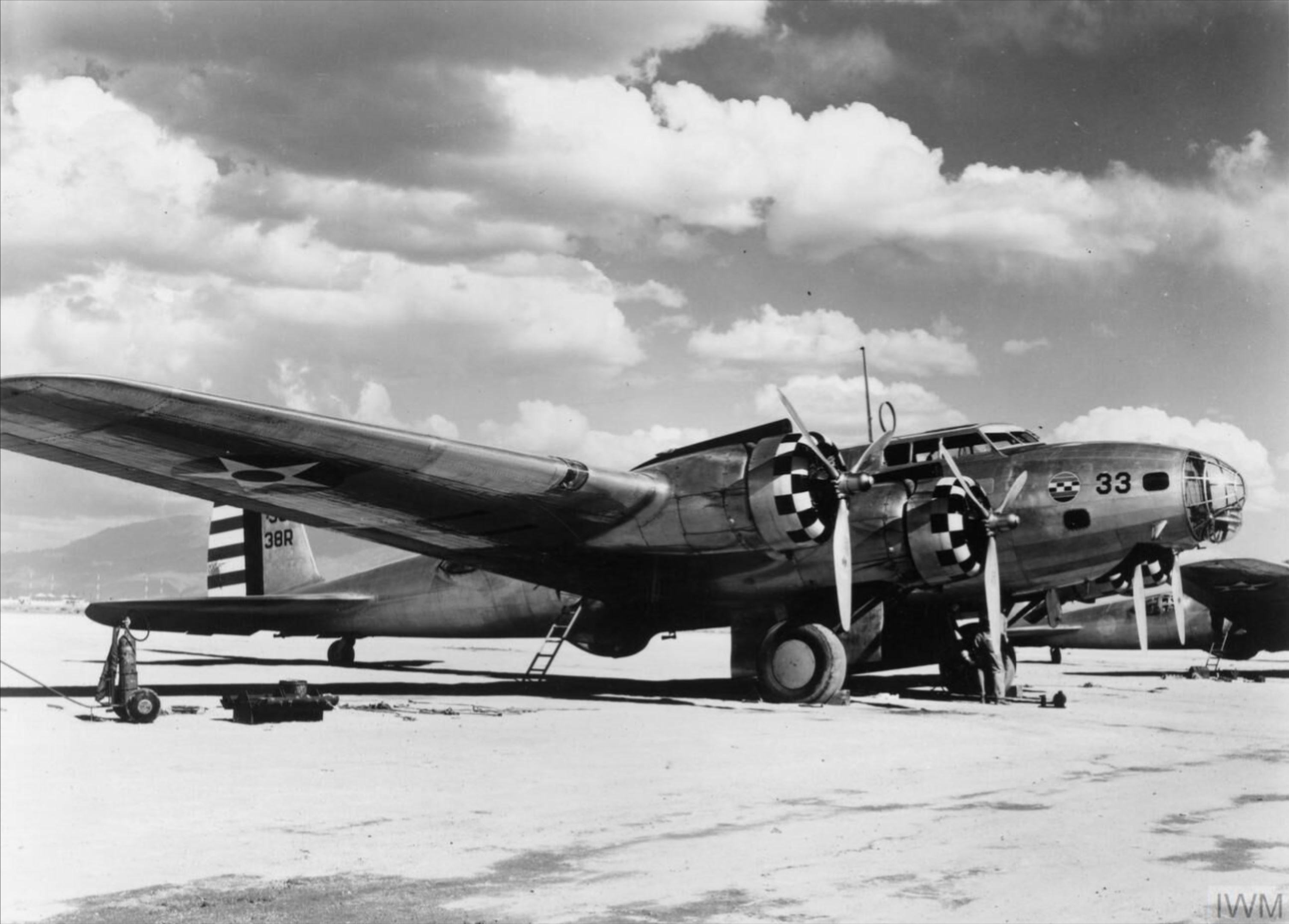 Boeing B-17 Fortress 2AF 38RS in pre war markings at Tuscon Arizona FRE8824