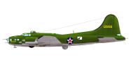 Asisbiz 41 2656 B 17E Flying Fortress 19BG Chief Seatle in pre war camouflage scheme based in the Philippines 1942 0A