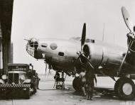 Asisbiz Boeing YB 17 prototype B 17 Fortress nose section being refueled 4th Jun 1937 FRE12064