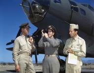 Asisbiz WWII color photo of USAAF 42-5473 Boeing B-17F Fortress a training aircraft based in America WWII 01