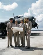 Asisbiz WWII color photo of USAAF Boeing B-17 Flying Fortress used for training in America WWII 03
