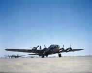 Asisbiz WWII color photo of USAAF Boeing B-17 Flying Fortress used for training in America WWII 05
