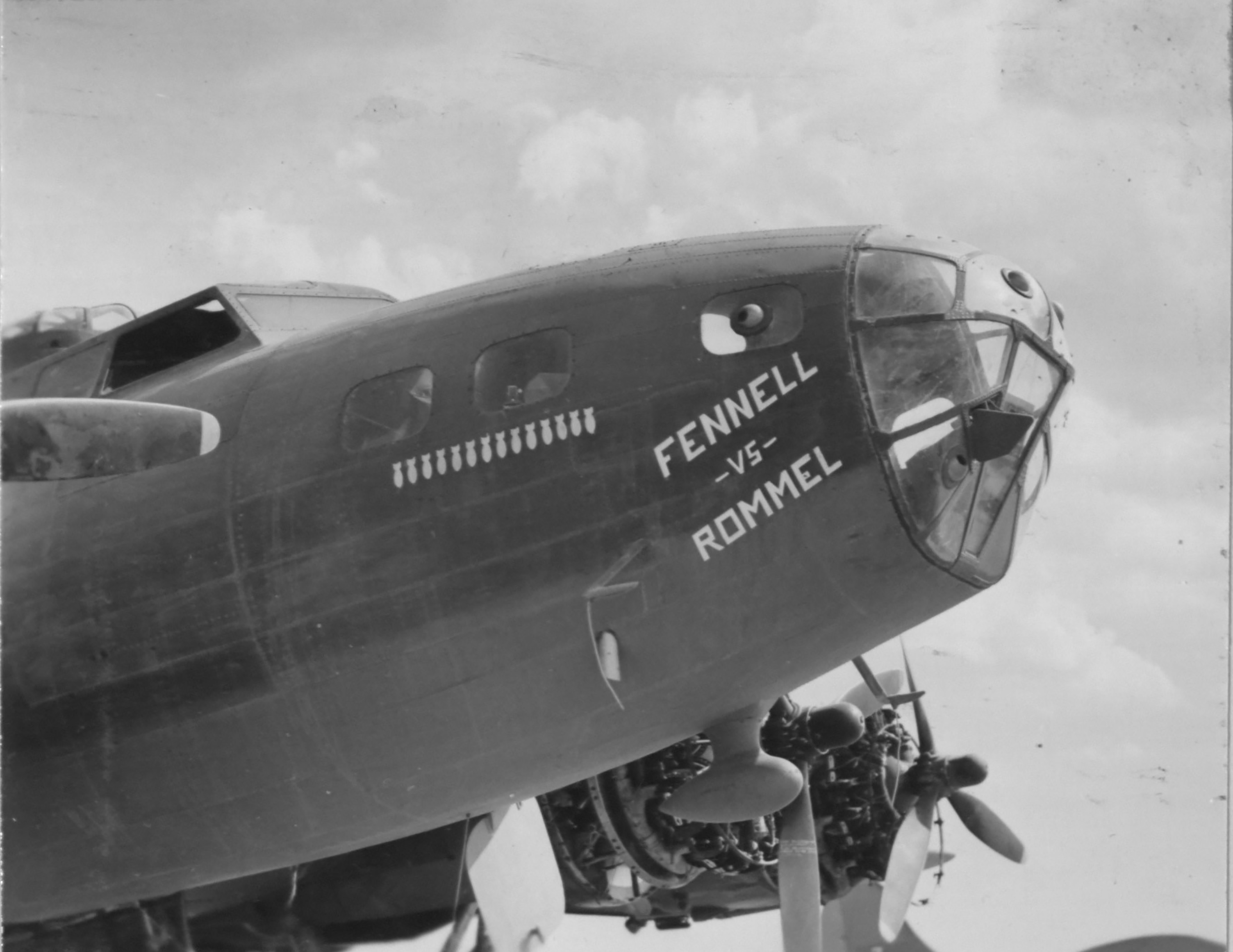 41-9029 B-17E Fortress 10AF 7BG Fennel vs Rommel pilot was Maj M Fennell at Gura  Eritrea 3rd Dec 1942 NA660