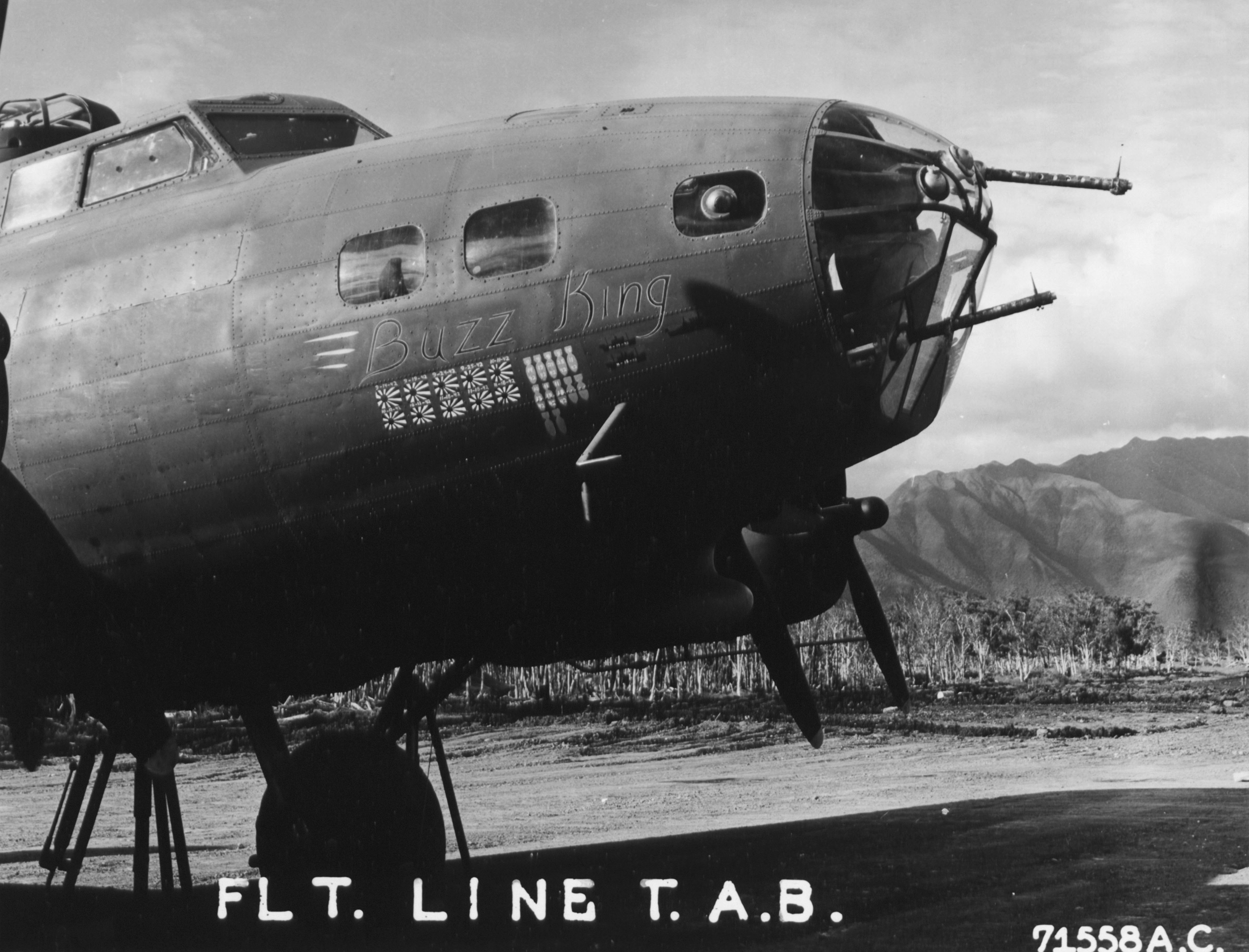 41-9124 B-17E Fortress 13AF 13th Air Depot Group Buzz King Tontouta in Noumea New Caledonia 18th Feb 1943 NA646