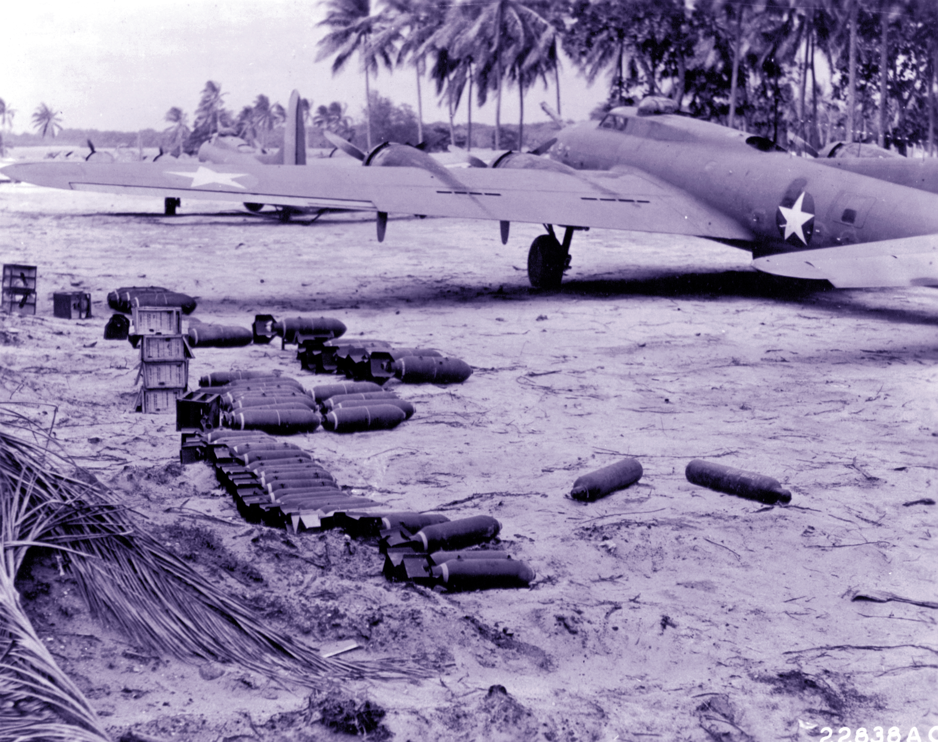 Boeing B-17F Fortress based in the Solomons 1942 NA879