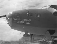 Asisbiz 41 9217 B-17E Fortress 5AF 43BG Yankee Doodle Jr nose art left side at Espírito Santo 1942 NA671