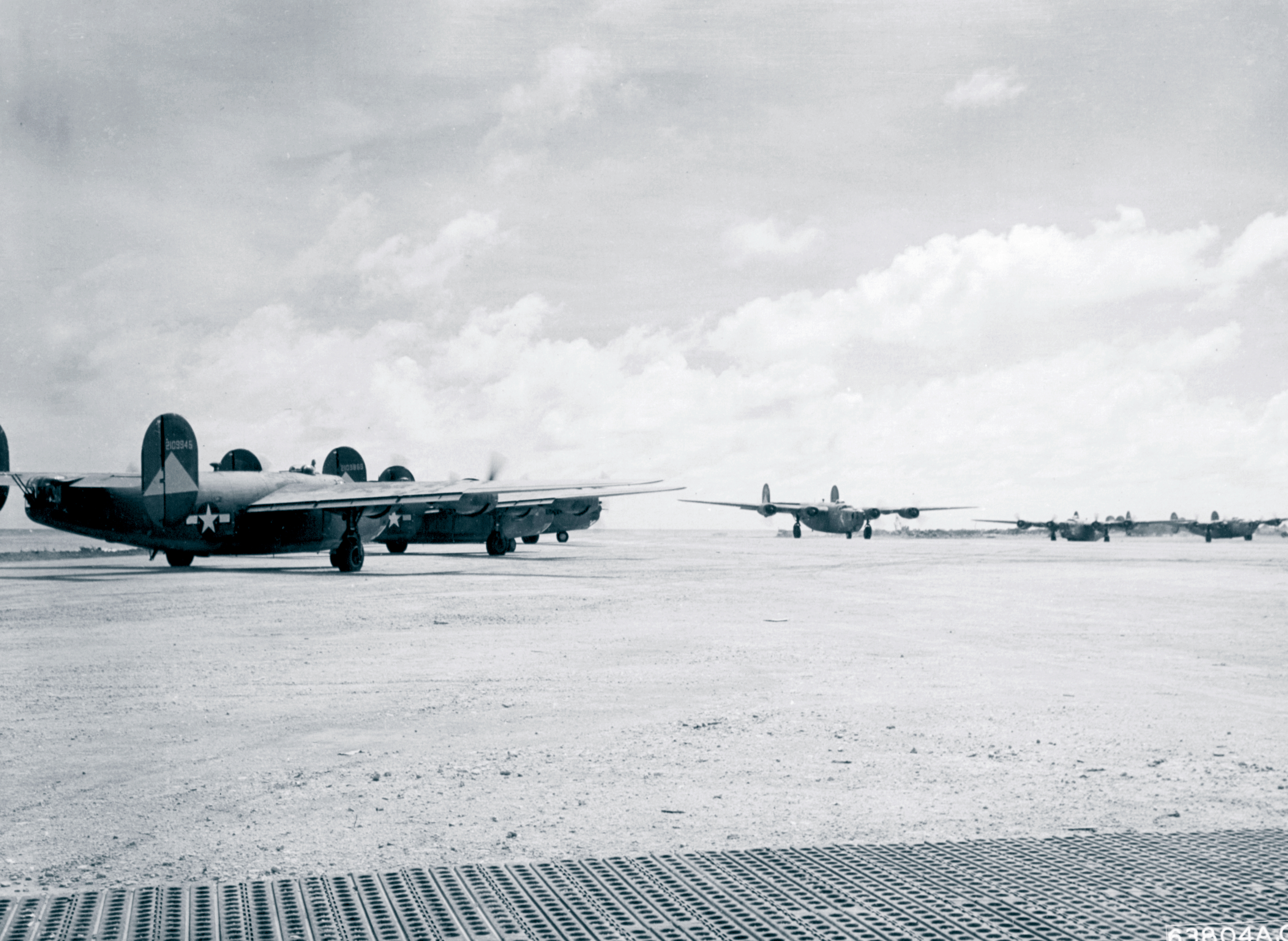 42-109945 B-24J Liberator 7AF 11BG26BS Merry Boozer at Kwajalein Marshall Islands July 1944 NA265