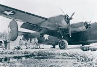 Asisbiz 41-24149 B-24D Liberator 7AF 11BG42BS Take Off damaged by Jap 20mm over Nauru 1943 NA568