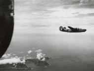 Asisbiz 42-109952 B-24J Liberator 7AF 11BG431BS over Haha Jima the Bonin Islands 17th Nov 1944 01