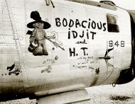 Asisbiz 44-41948 B-24M Liberator 7AF 11BG98BS Bodacious Idjit nose art right side Central Pacific 1943 45 01