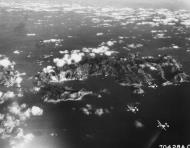 Asisbiz Consolidated B-24 Liberator 7AF 11BG enroute 15,000ft to hit Japanese shipping at Chichi Jima 19th Nov 1944 01