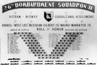 Asisbiz Roll of Honor for members of the 7AF 11BG26BS who were killed or missing in Action Marshall Islands 29th June 1944 NA803