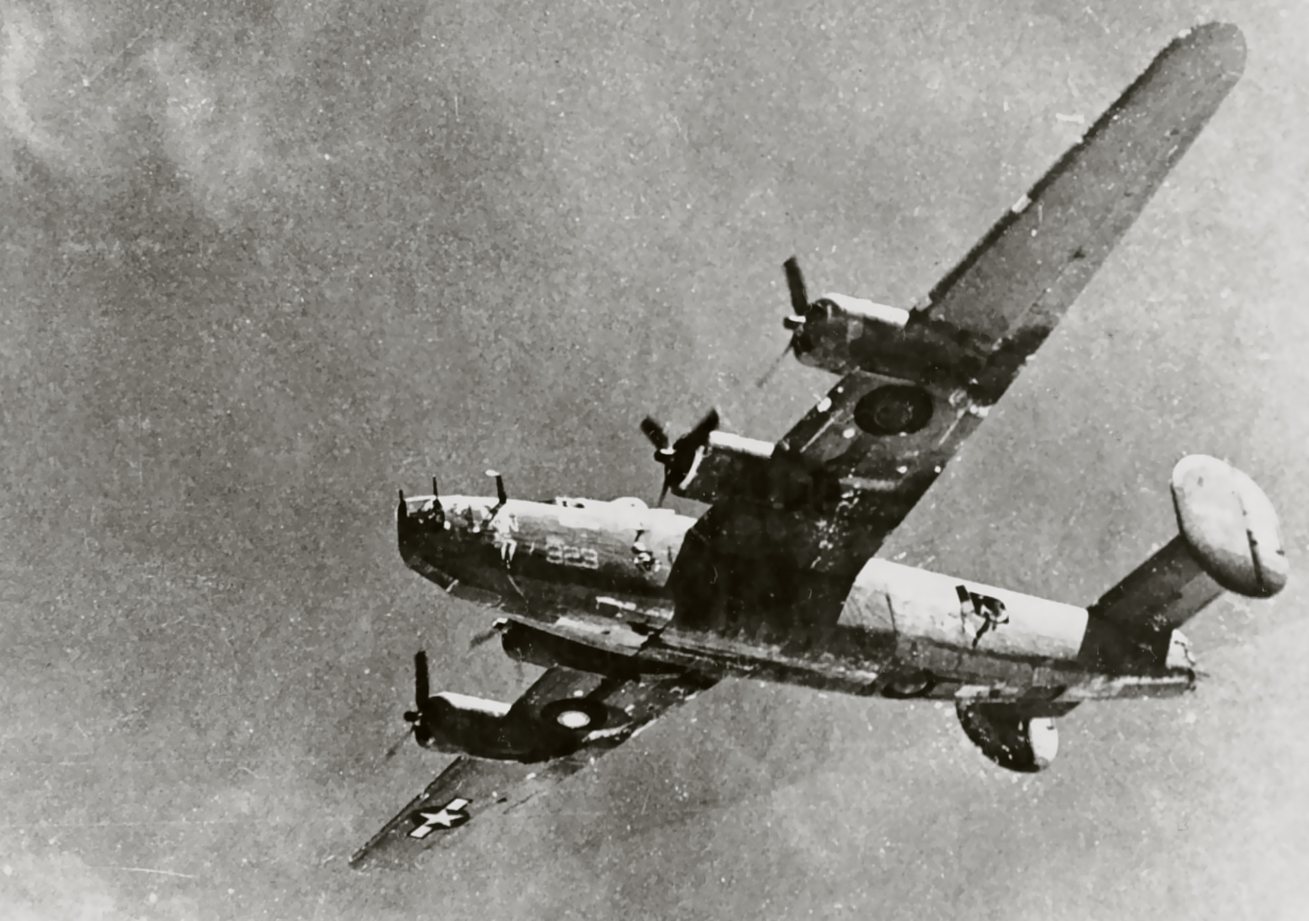 42-40323 B-24D Liberator 7AF 307BG371BS Frenisi in flight Central Pacific 01