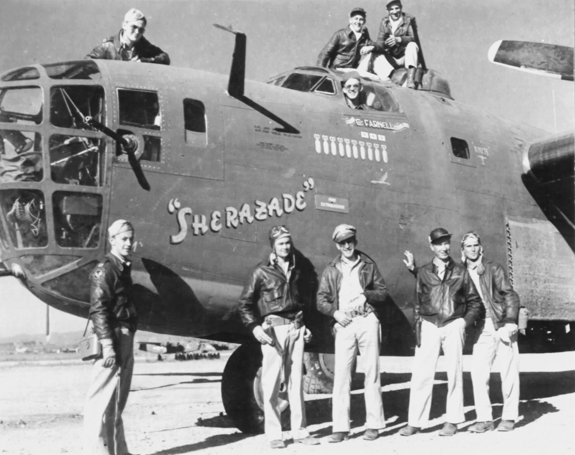41-24293 B-24D Liberator 14AF 308BG425BS Sherazade in China 13th Mar 1945 01