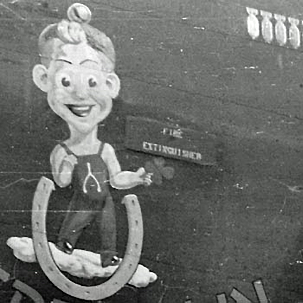 42-73265 B-24J Liberator 14AF 308BG425BS The Frendlin nose art left side CBI 02