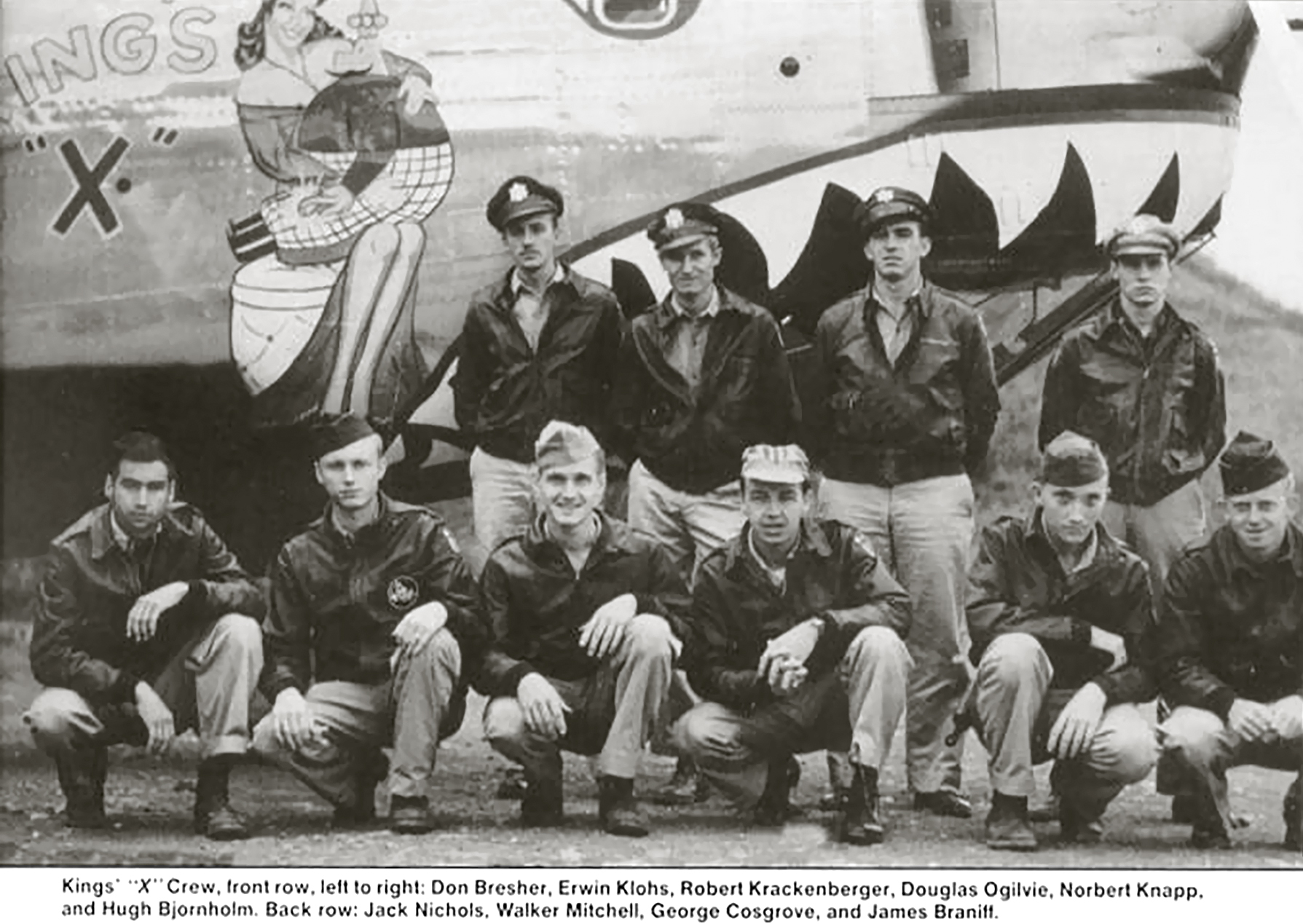 44-40584 B-24J Liberator 14AF 308BG375BS The Kings X nose art right side CBI 05