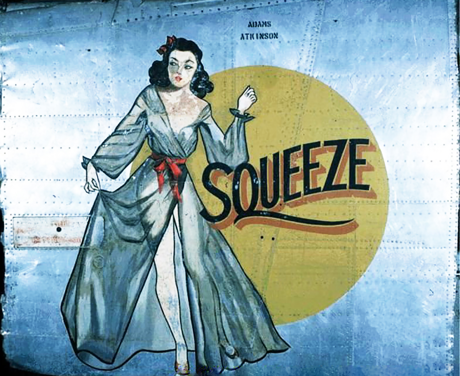 44-42020 B-24M Liberator 14AF 308BG374BS Squeeze nose art left side China 01