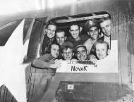 Asisbiz 41-24183 B-24D Liberator 14AF 308BG374BS The Goon with crew nose art left side Chengkung China 1943 01