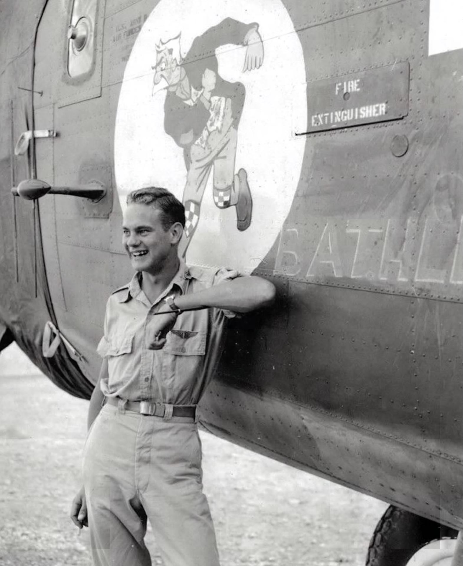 42-109838 B-24J Liberator 7AF 30BG392BS Bathless nose art left side 02