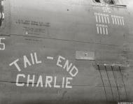 Asisbiz 42-109935 B-24J Liberator 7AF 30BG27BS Tail End Charlie nose art left side 01