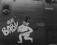 Asisbiz 42-109954 B-24J Liberator 7AF 30BG38BS Our Baby at Kwajalein Marshall Islands July 1944 01