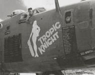 Asisbiz 42-73151 B-24J Liberator 7AF 30BG27BS Tropic Knight nose art right side 01