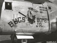 Asisbiz 44-41466 B-24L Liberator 7AF 30BG392BS Bugs Bomby Jr at Saipan flew 37 missions 01