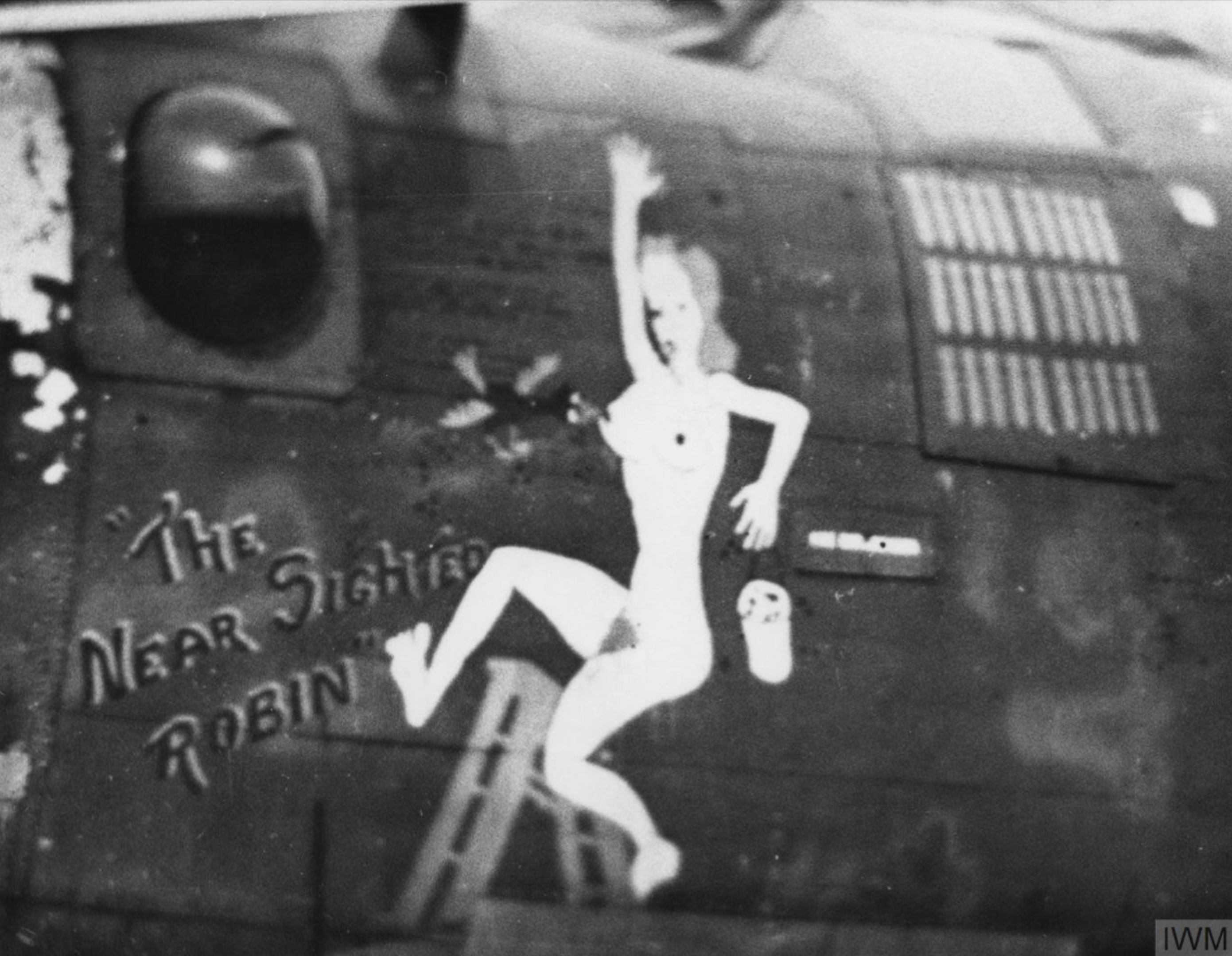 41-28851 B-24H Liberator 8AF 34BG7BS R2E The Near Sighted Robin FRE605