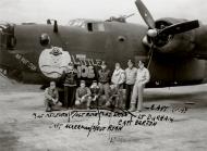 Asisbiz 41-29xxx B-24J Liberator 8AF 34BG Little Joe with crew nose art left side England 1944 01