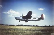 Asisbiz 44-40454 B-24J Liberator 8AF 34BG7BS R2B Betta Duck lands at Mount Farm FRE5458