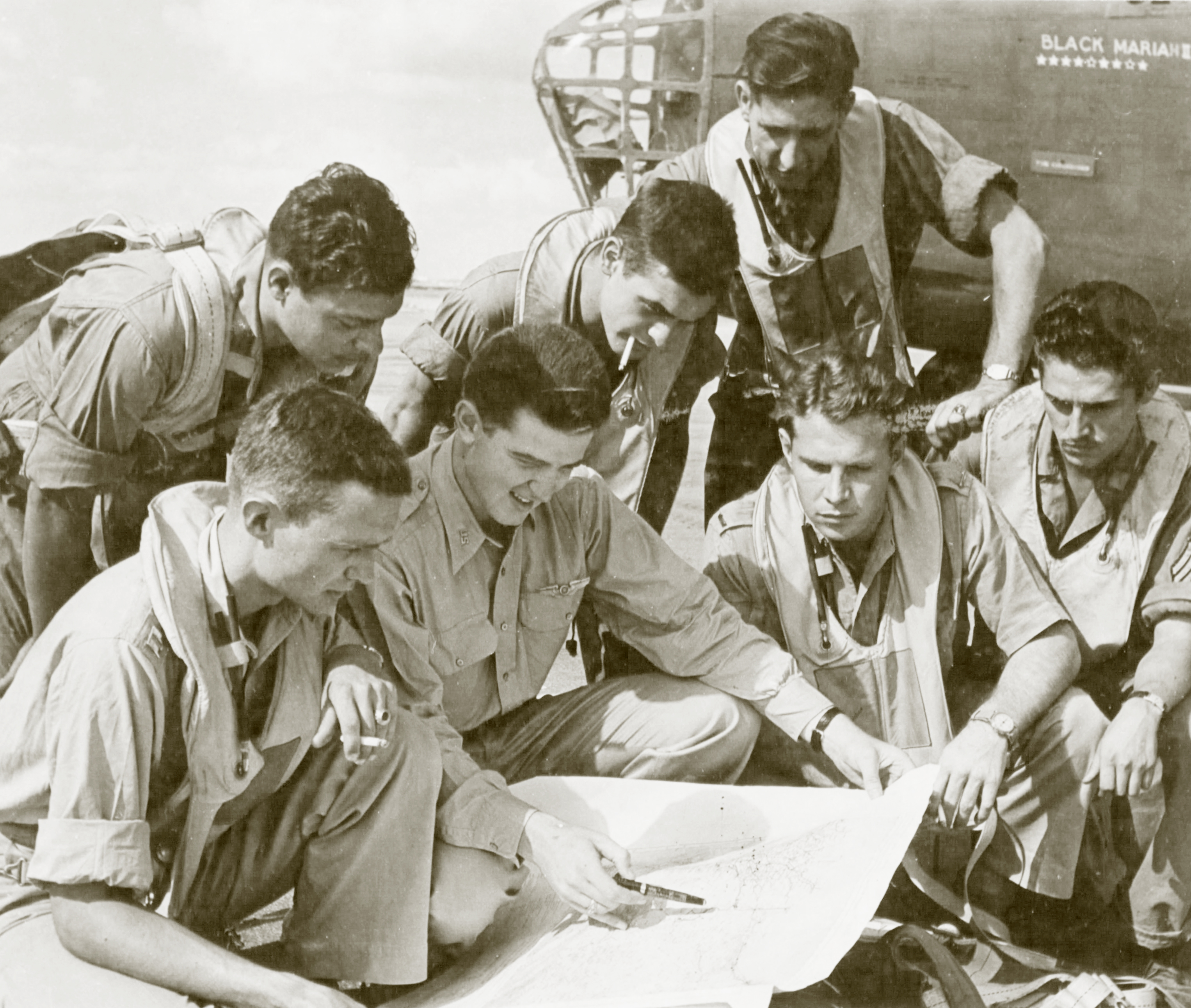 41-11593 B-24D Liberator 9AF 376BG515BS HALPRO 18 Liberandos Black Maria Egypt 24th Dec 1942 01