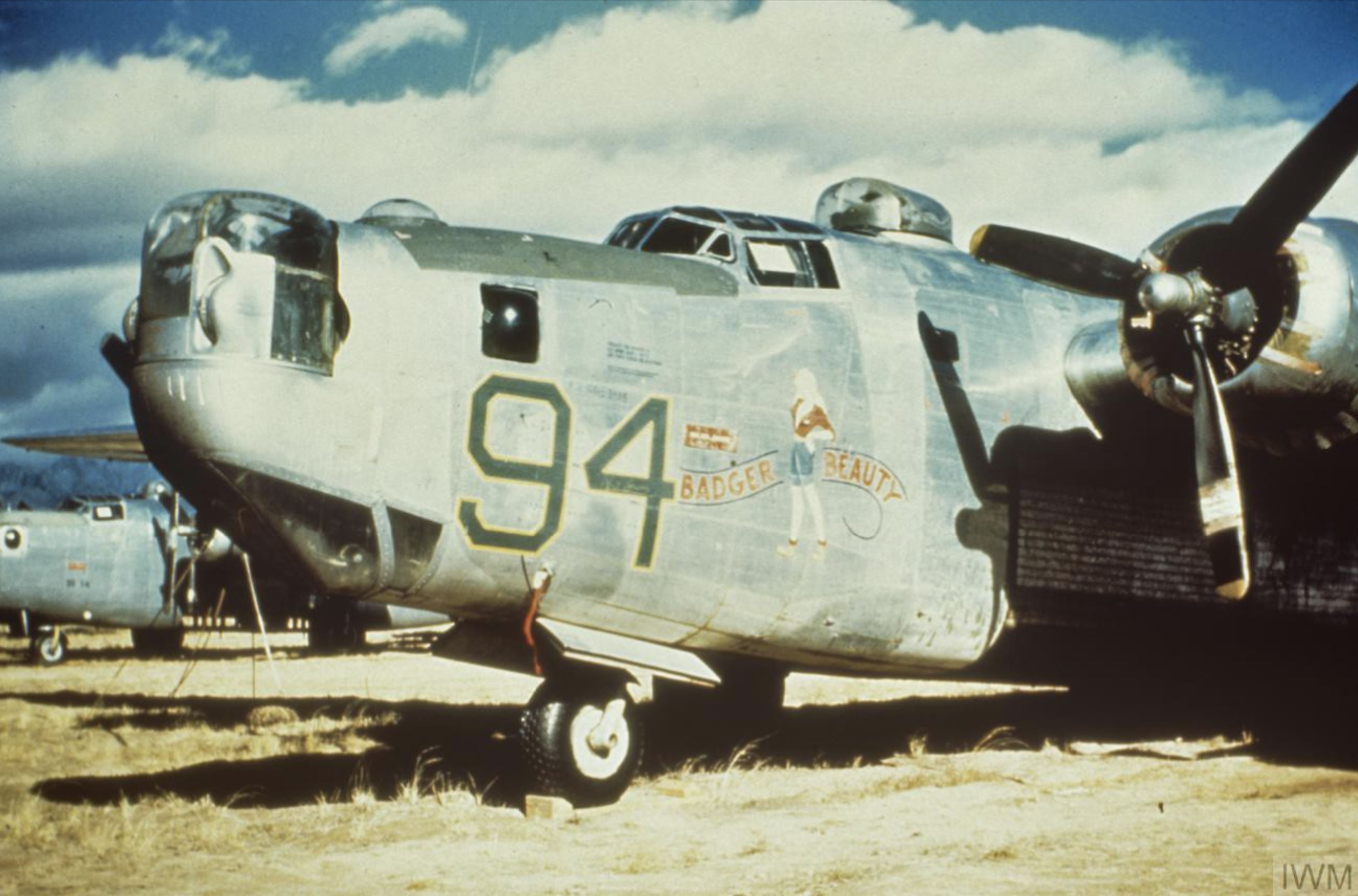 42-51864 B-24J Liberator 15AF 376BG515BS 94 Badger Beauty Sandia New Mexico FRE7574