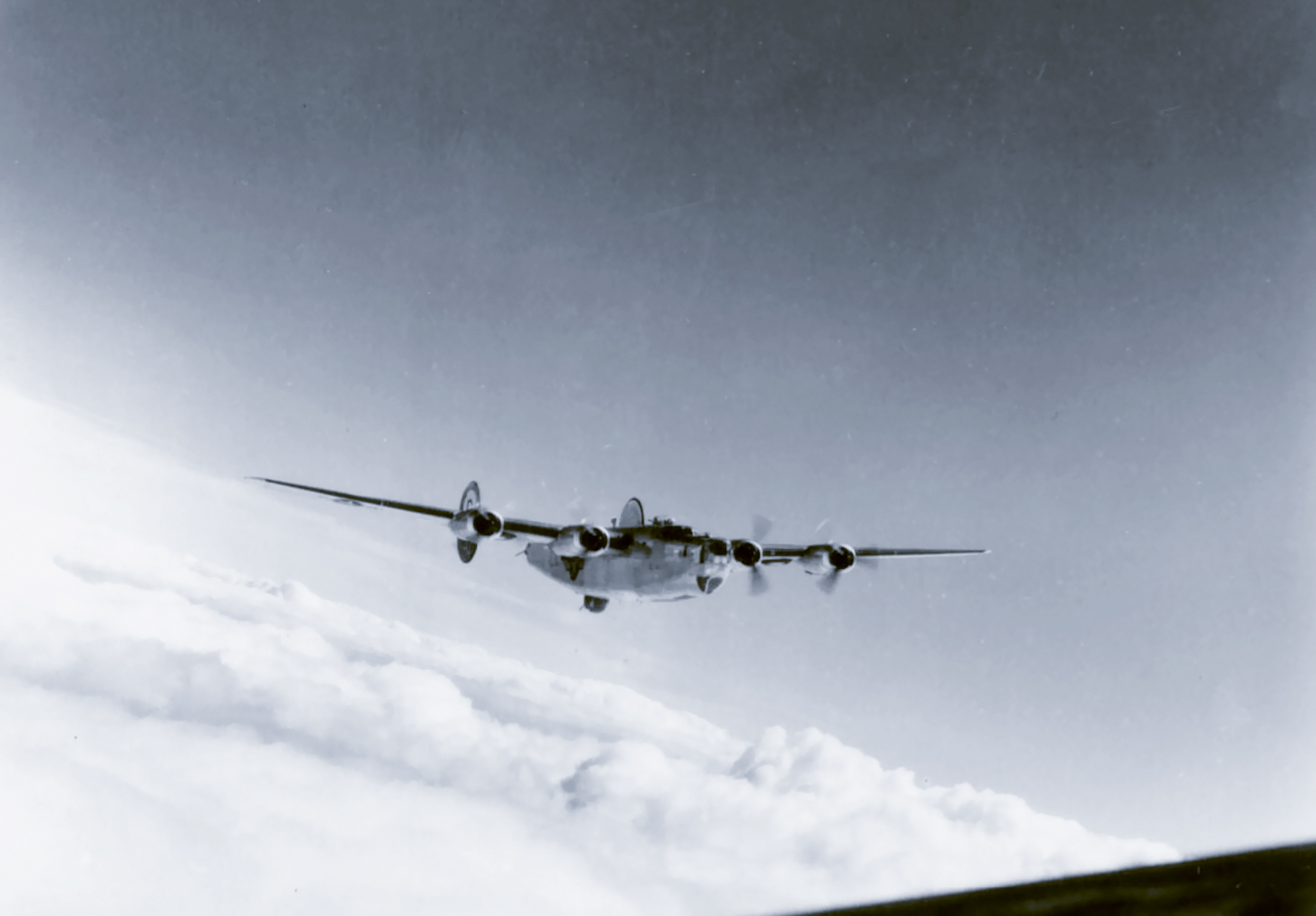 Consolidated B-24 Liberator 8AF 389BG in flight FRE1545