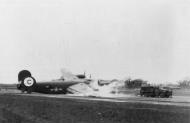 Asisbiz 42-100185 B-24J Liberator 8AF 389BG567BS Y+ Hmm What A Lick landed damaged in England 13th Feb 1944 NA1992