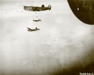 Asisbiz 42 100190 B 24J Liberator 8AF 389BG566BS RRJ+ Princess Konocti over the drop zone 24th Nov 1944 01