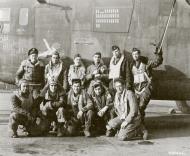 Asisbiz 42 40776 B 24D Liberator 8AF 389BG564BS YOH Old Blister Butt with Lt Opsata and crew England Feb 1944 01