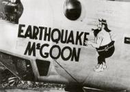 Asisbiz 42 50452 B 24J Liberator 8AF 389BG566BS RRO+ Earthquake McGoon nose art left side England 01