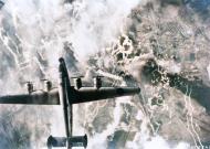 Asisbiz 42-51340 B-24J Liberator 8AF 392BG572BS CIM over Braunkahle Oil Works at Magdeburg Germany 3rd Mar 1945 01