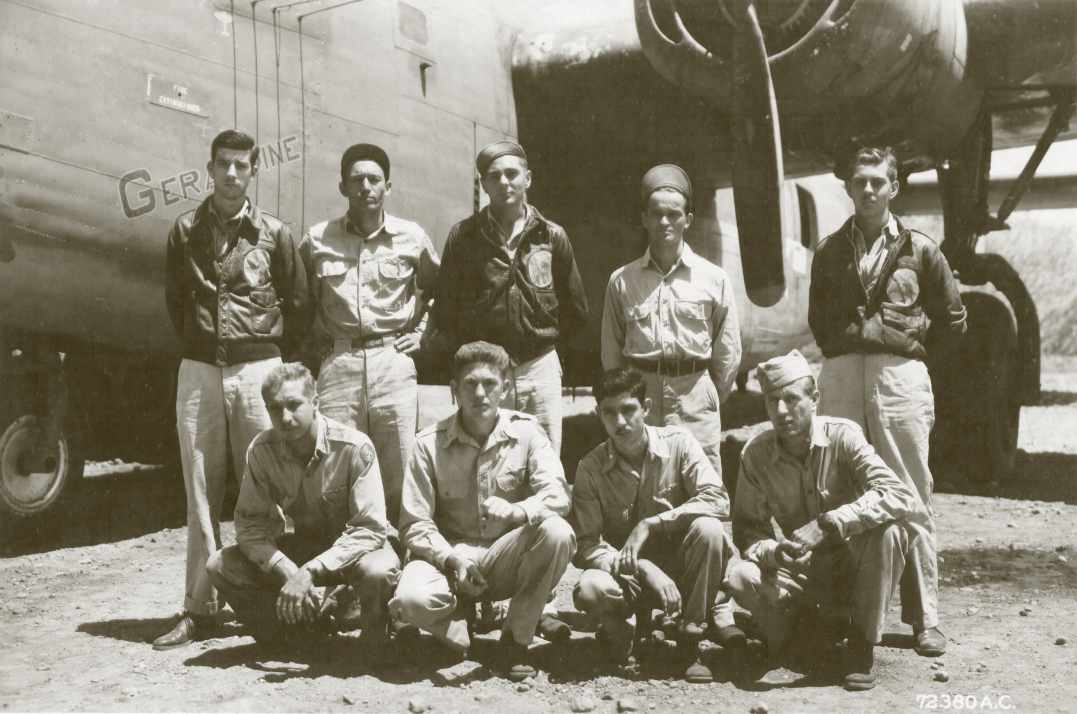 42-41065 B-24D Liberator 5AF 43BG403BS Geraldine at Dobodura New Guinea 2nd Mar 1944 01