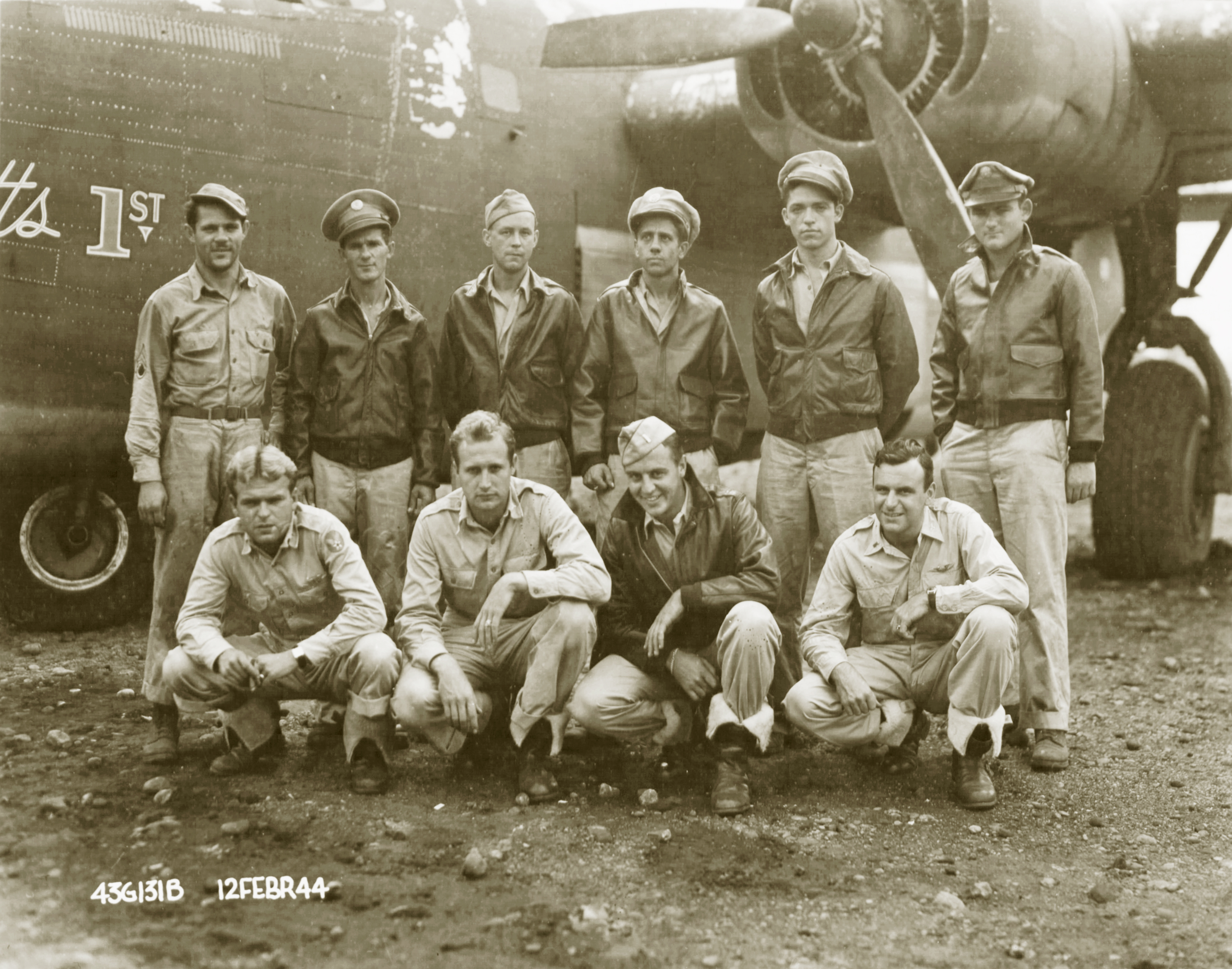 42-41171 B-24D Liberator 5AF 43BG403BS Stugotts 1st at Dobodura Papua New Guinea 12th Feb 1944 01