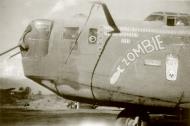 Asisbiz 42-40913 B-24D Liberator 5AF 43BG64BS Zombie nose art left side 01