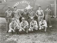 Asisbiz 42-41224 B-24D Liberator 5AF 43BG64BS Lucky Lucille with crew at Dobodura New Guinea 2nd Mar 1944 01