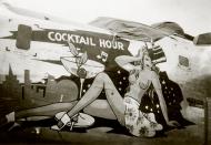 Asisbiz 44-40428 B-24J Liberator 5AF 43BG64BS Cocktail Hour nose art left side 01
