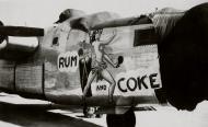 Asisbiz 44-49827 B-24L Liberator 5AF 43BG65BS Rum and Coke nose art right side 01