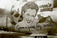 Asisbiz 44-50853 B-24M Liberator 5AF 43BG64BS Mabels Labels nose art right side 01