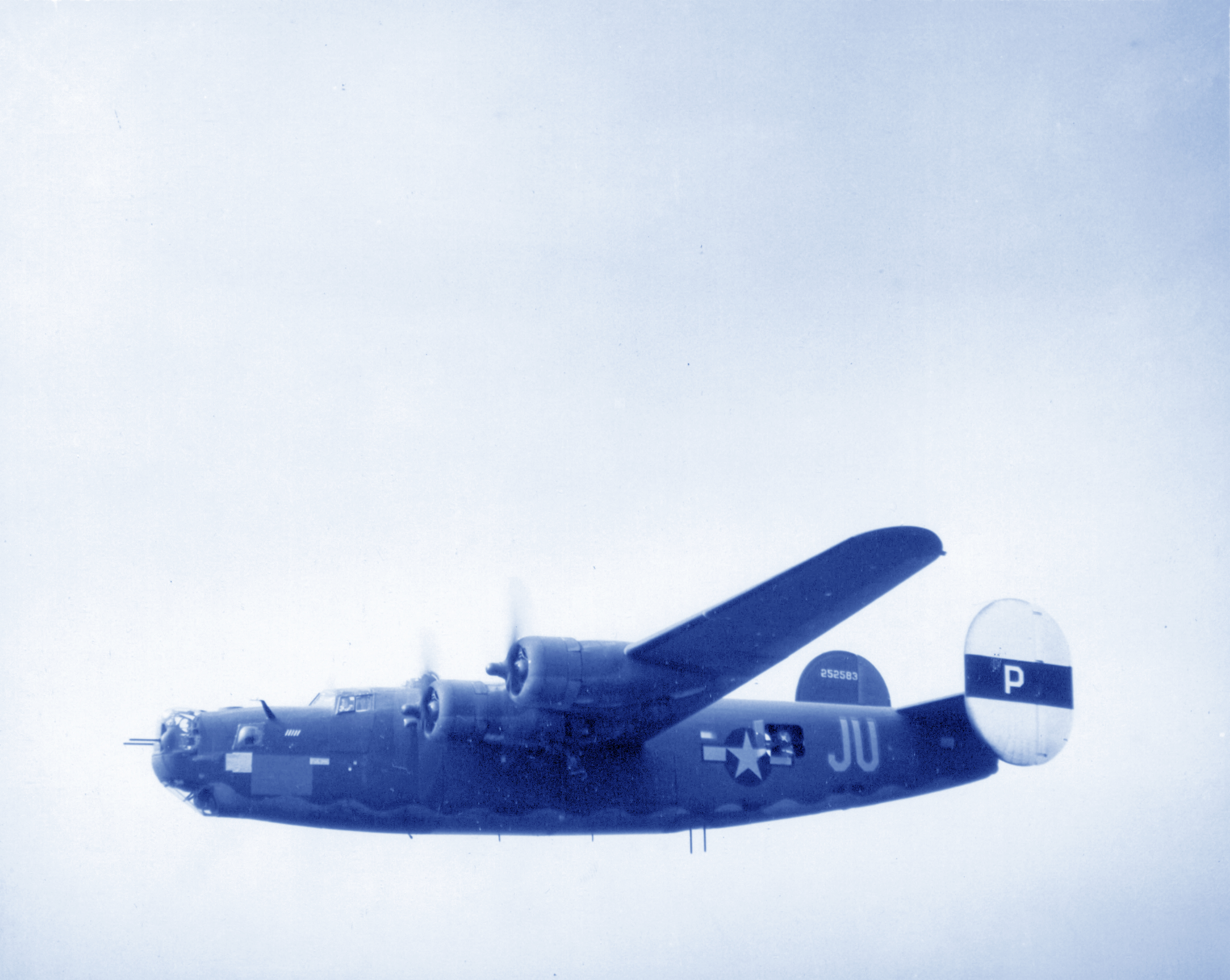 42-52583 B-24H Liberator 8AF 446BG707BS JUP enroute to Germany 24th Nov 1944 NA485