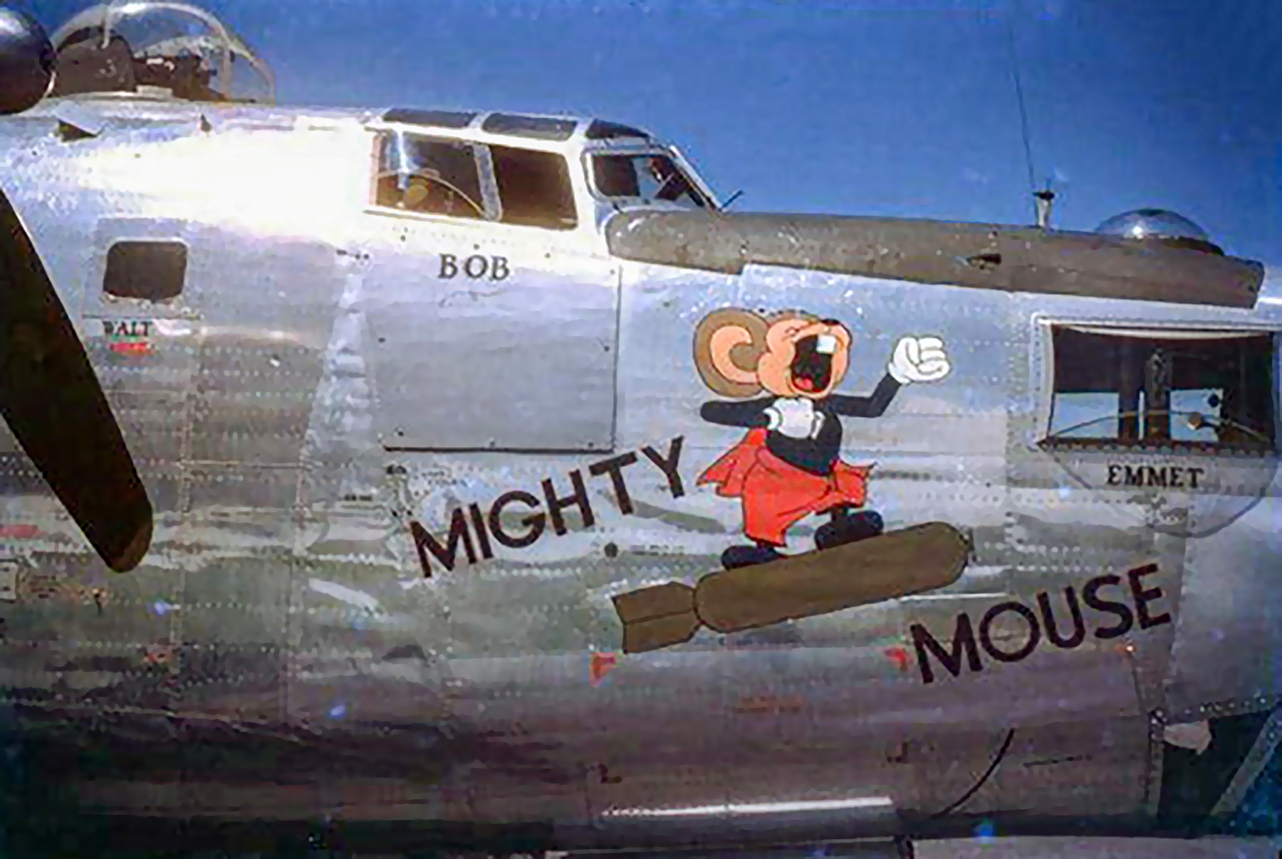44-50775 B-24M Liberator 8AF 446BG704BS FLJ Mighty Mouse England 1944 01 01