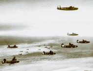 Asisbiz 42-7659 B-24H Liberator 8AF 446BG705BS HNL Brown Knowser enroute Bourges Orleans France 10th Apr 1944 01